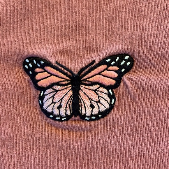 Brandy Melville Butterfly T-shirt -Excellent condition-Size Small - Picture 2 of 4
